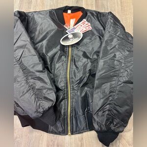 Alpha Industries Men's Black Bomber Jacket